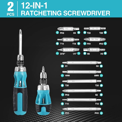 Duratech Ratcheting Screwdriver Set