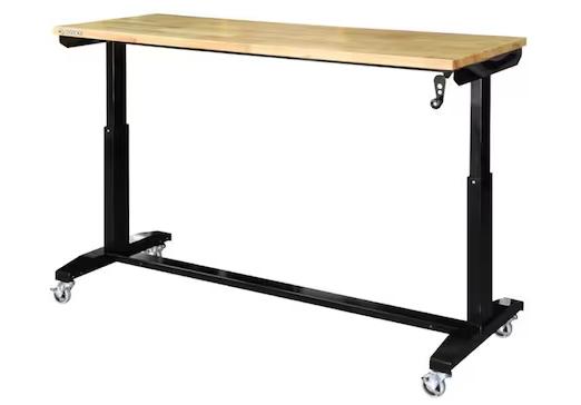 Husky adjustable-height table